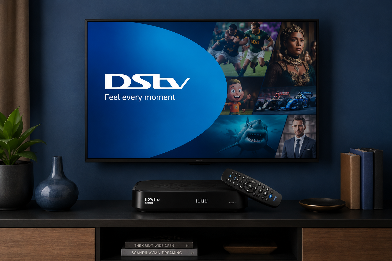 DStv television and Explora decoder installation