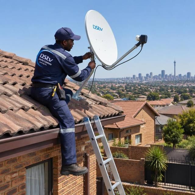 DStv satellite dish installation